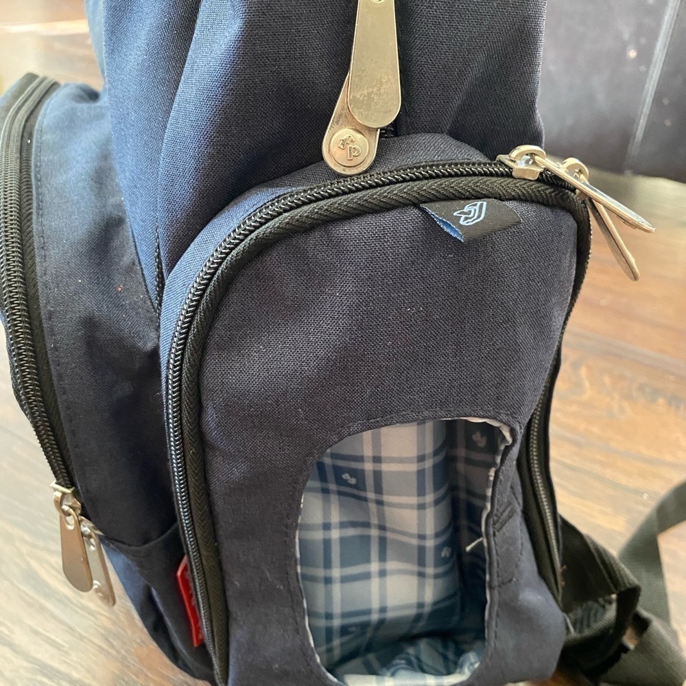 Fisher-Price Backpack Diaper Bag, Blue - Picture 8 of 16